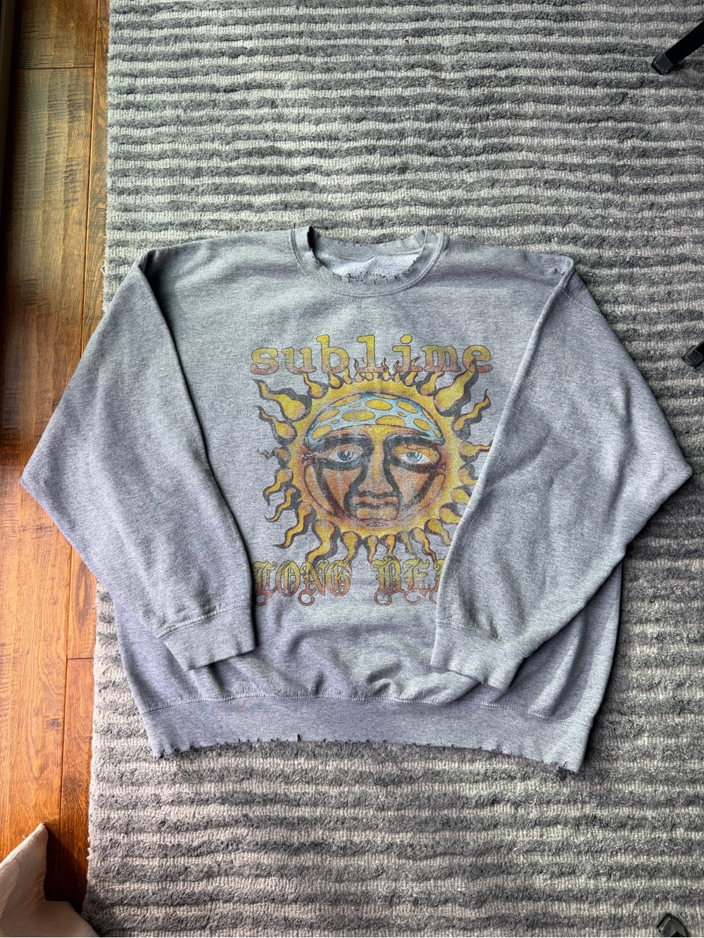 Urban Outfitters Sun Graphic Crewneck Sweatshirt